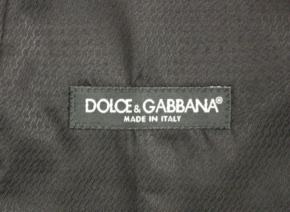 Gray Wool Formal Dress Vest Gilet Weste Dolce & Gabbana