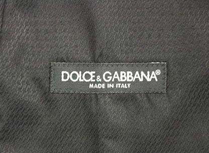 Gray Wool Formal Dress Vest Gilet Weste Dolce & Gabbana