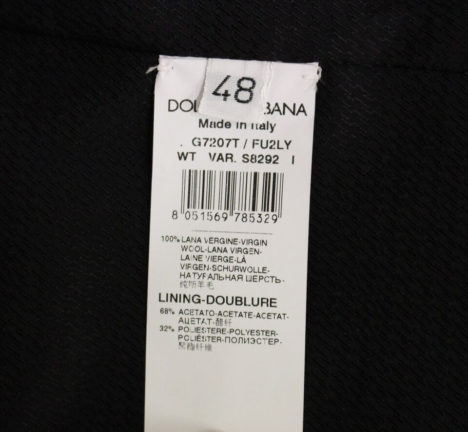 Gray Wool Formal Dress Vest Gilet Weste Dolce & Gabbana