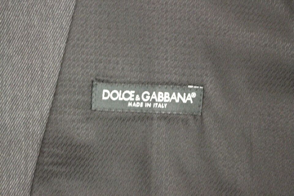Gray Wool Formal Dress Vest Gilet Weste Dolce & Gabbana