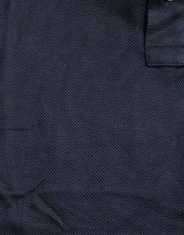 Navy Blue Collared Short Sleeve Polo T-shirt