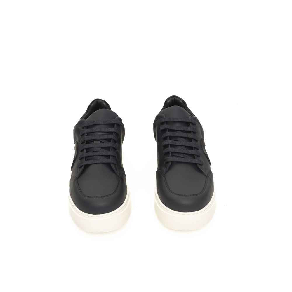 Blue Cowhide Men Sneaker