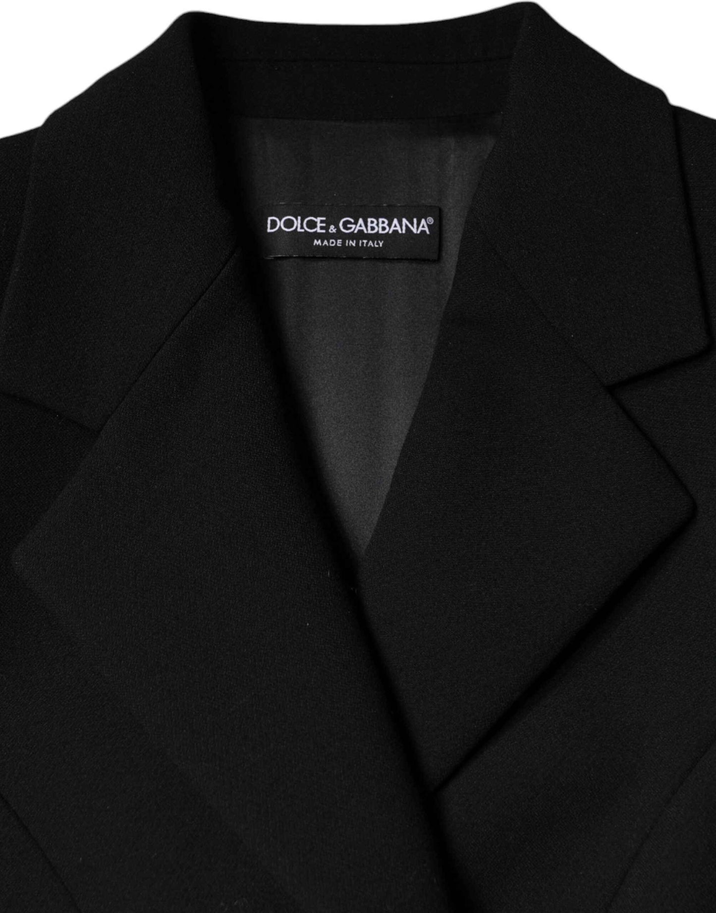 Black Double Breasted Trench Coat Jacket