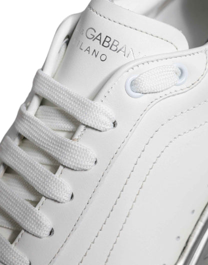 White Silver Daymaster Low Top Sneakers Shoes