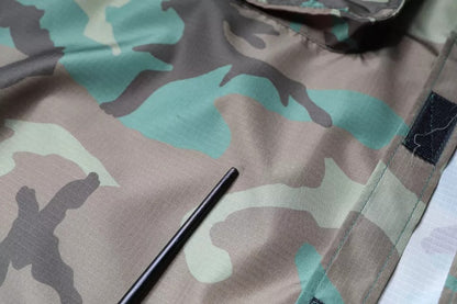 Multicolor Camouflage Button Down Shirt