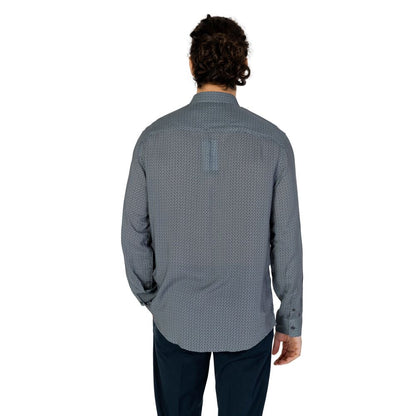 Gray Viscose Pattern Shirt