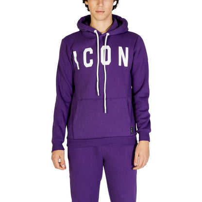 Purple Cotton Hoodie