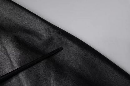 Black Hooded Full Zip Men Bomber Jacket
