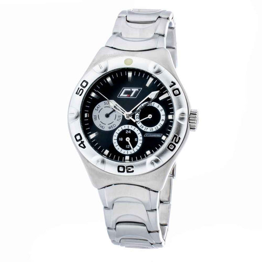 Gray Stainless Steel Bracelet Watch
