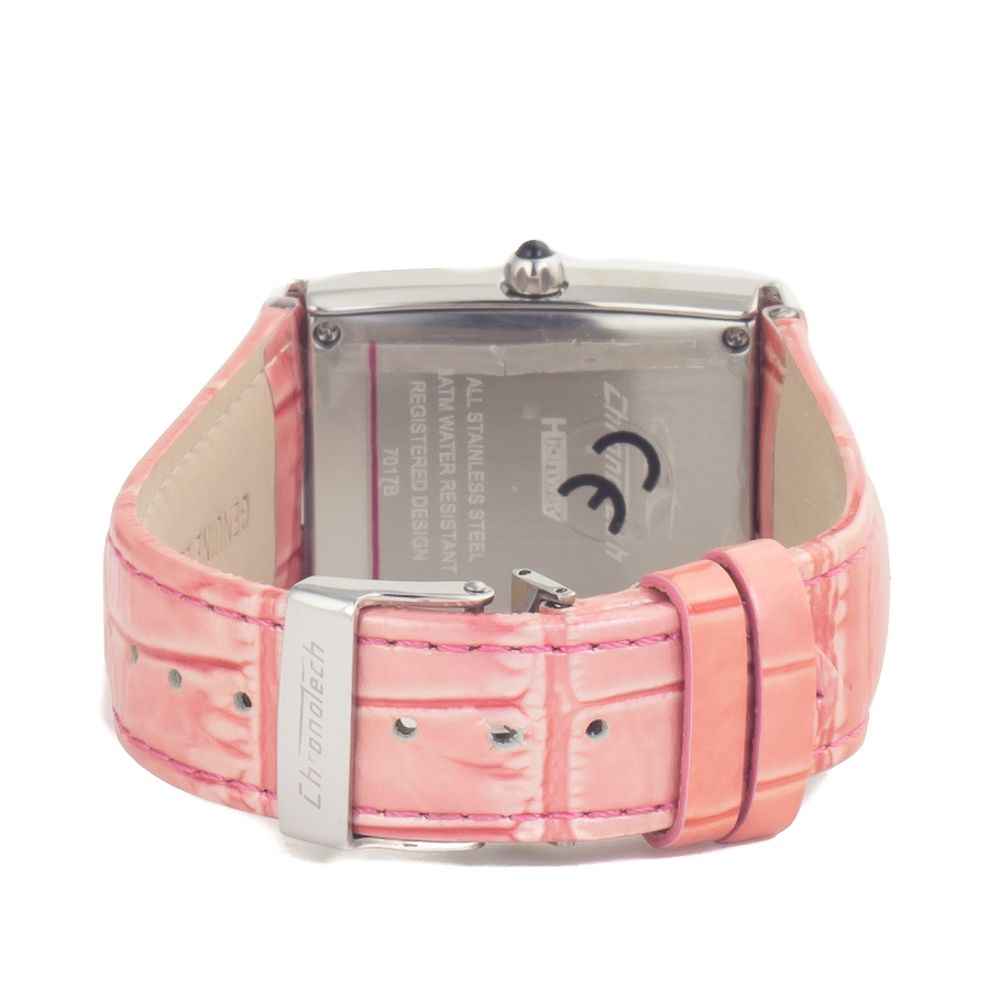 Multicolor Leather Dress Watch
