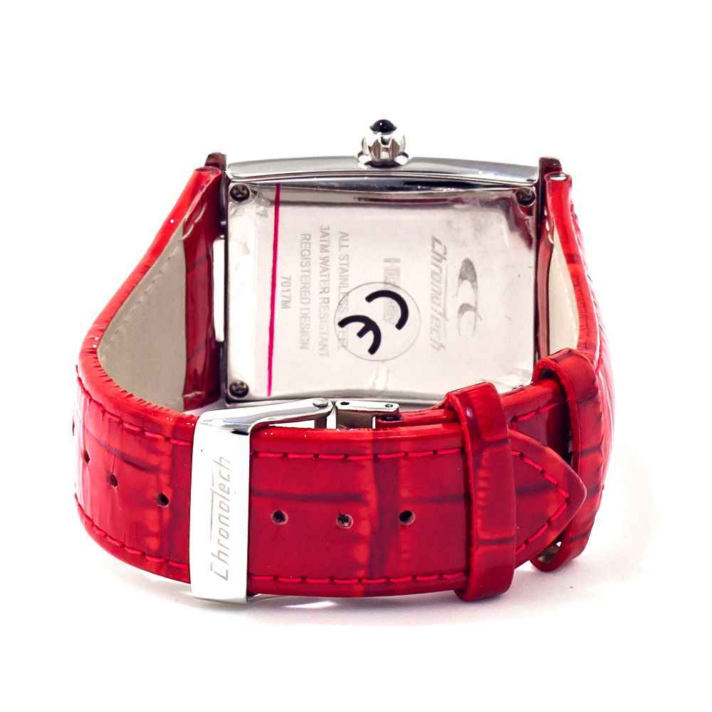Multicolor Leather Dress Watch