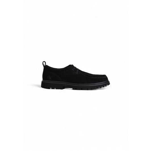 Black Suede Leather Oxfords And Derbies