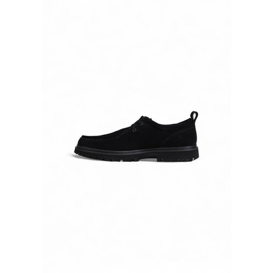 Black Suede Leather Oxfords And Derbies