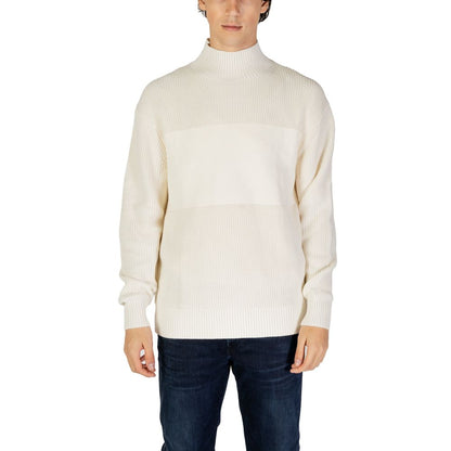 Beige Cotton Sweatshirt