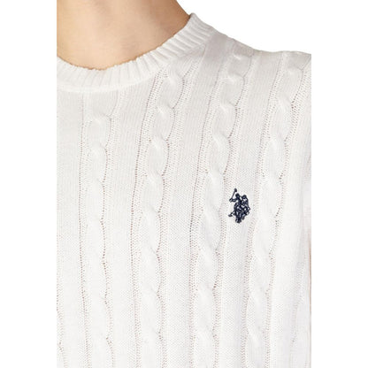 White Cotton Sweatshirt