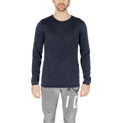 Blue Cotton Sweatshirt