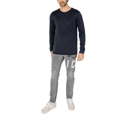 Blue Cotton Sweatshirt