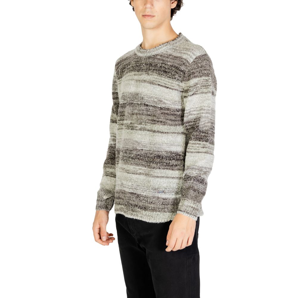 Gray Polyacrylic Sweatshirt