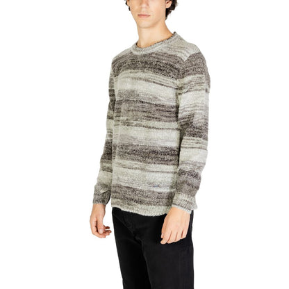 Gray Polyacrylic Sweatshirt