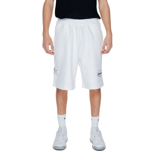 White Cotton Bermuda Shorts