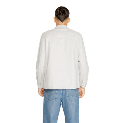 Gray Cotton Dress Shirt