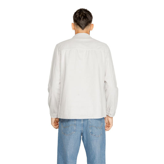 Gray Cotton Dress Shirt