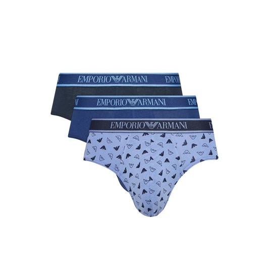 Blue Cotton Briefs