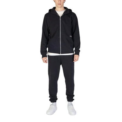Black Cotton Hoodie