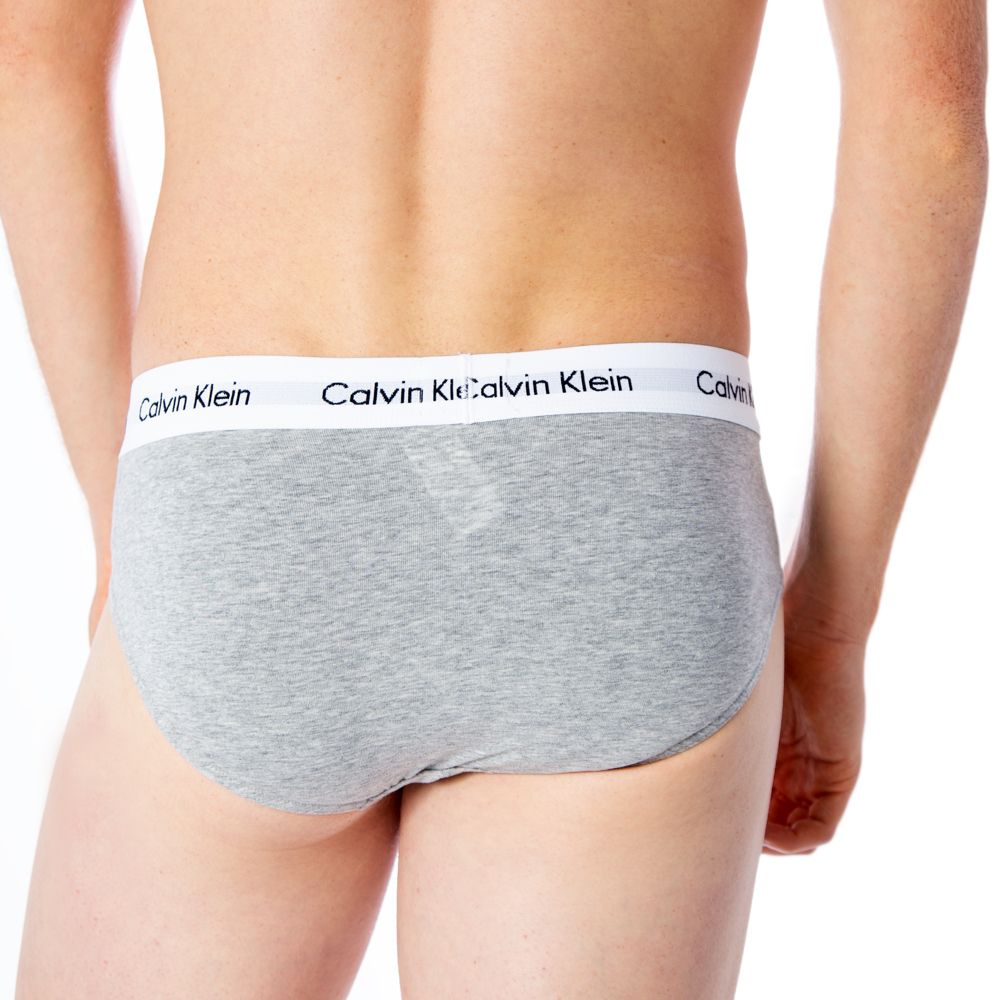 Gray Cotton Briefs