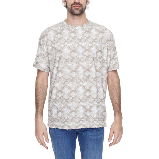 Beige Polyester Sportswear
