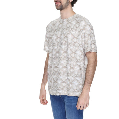 Beige Polyester Sportswear