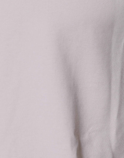 Beige Logo Cotton Blend Crew Neck T-shirt