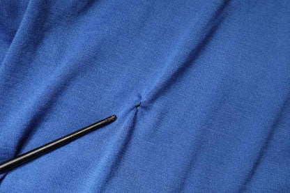 Blue Cashmere Short Sleeves Men Polo T-shirt