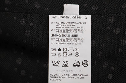 Gray STAFF Cotton Striped Vest Dolce & Gabbana