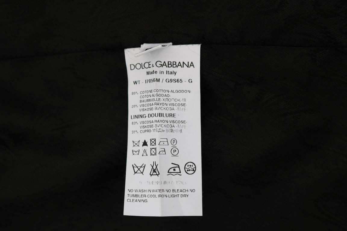 Black STAFF Cotton Vest Dolce & Gabbana