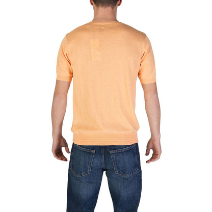 Orange Cotton Sweatshirt