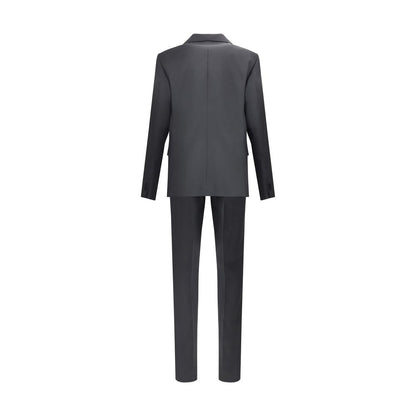 Black Wool Two-Piece Suit
