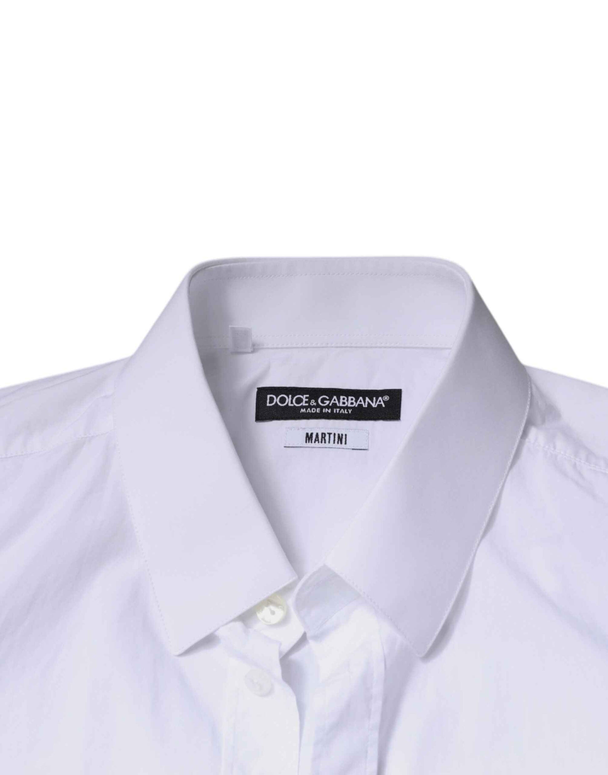 White Cotton Slim Fit MARTINI Men Dress Shirt