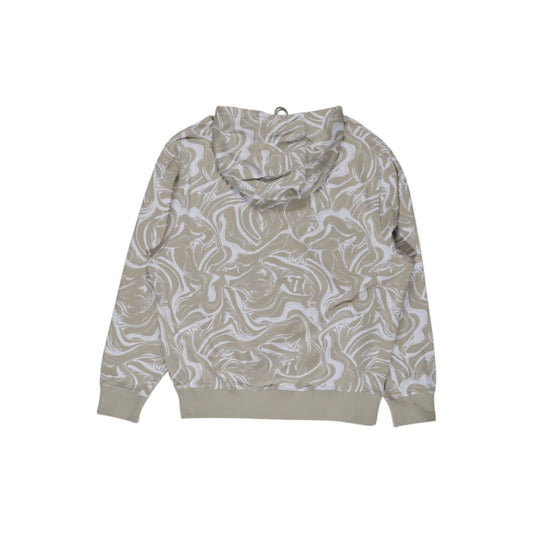 Beige Cotton Hoodie