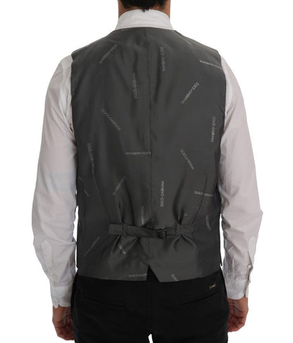 Gray STAFF Cotton Rayon Vest Dolce & Gabbana
