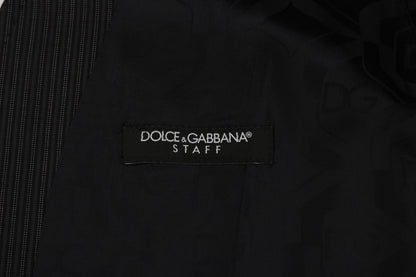 Gray Wool Stretch Vest Dolce & Gabbana