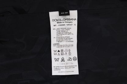 Gray Wool Stretch Vest Dolce & Gabbana
