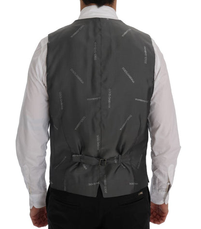 Gray STAFF Cotton Rayon Vest Dolce & Gabbana