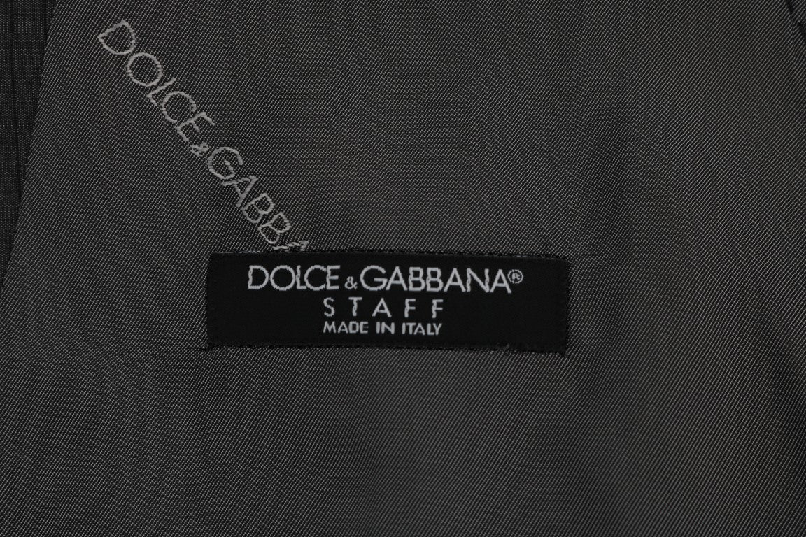 Gray STAFF Cotton Rayon Vest Dolce & Gabbana
