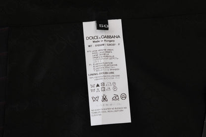 Blue Wool Stretch Vest Dolce & Gabbana