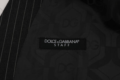 Gray Wool Stretch Vest Dolce & Gabbana