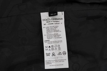 Gray Wool Stretch Vest Dolce & Gabbana
