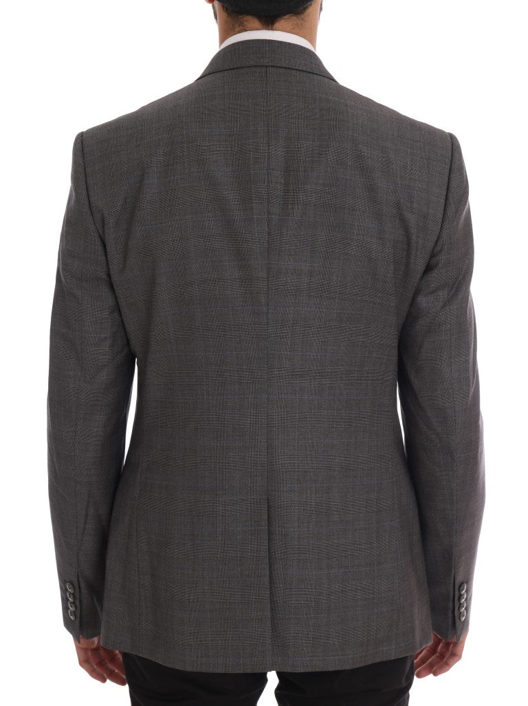 Gray Wool MARTINI Slim Blazer Dolce & Gabbana