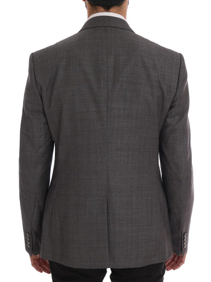 Gray Wool MARTINI Slim Blazer Dolce & Gabbana