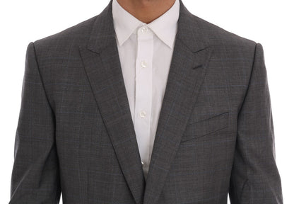 Gray Wool MARTINI Slim Blazer Dolce & Gabbana